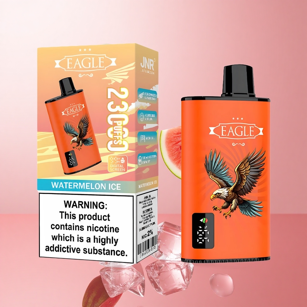 JNR EAGLE Smart 23000 Puffs Vape Jetable Pastèque Glacée Écran Numérique wholesale Suisse