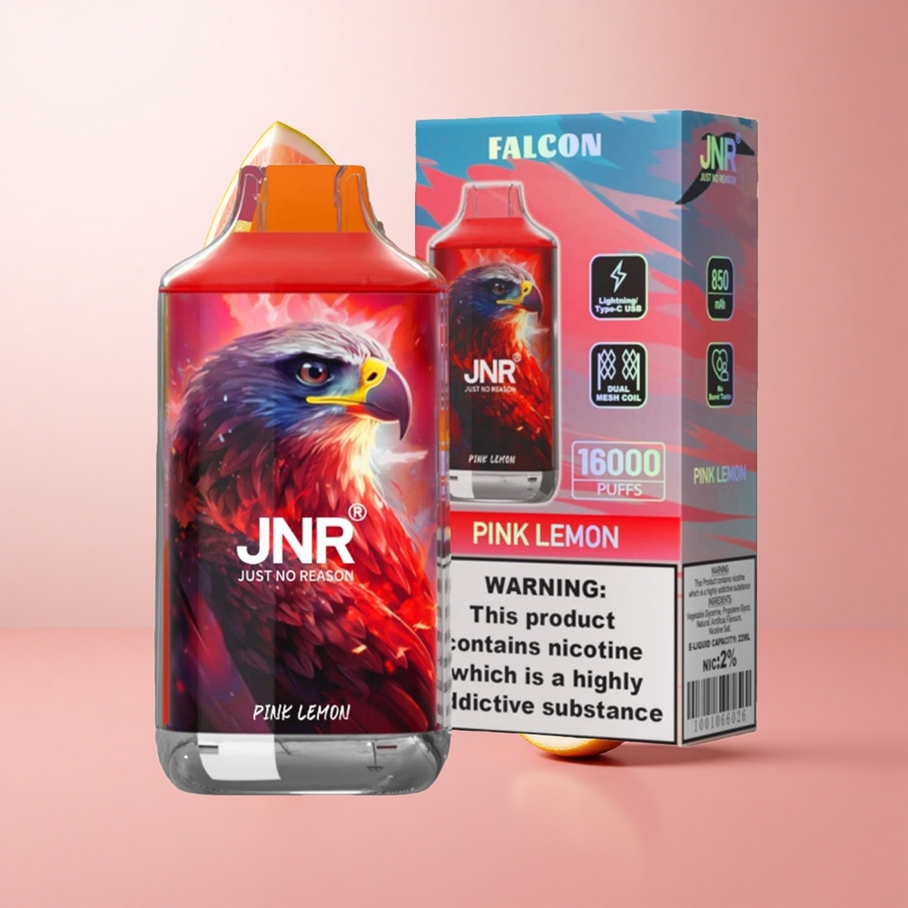 JNR Falcon 16000 Puffs Citron Rose & 22ml e-liquide wholesale Suisse