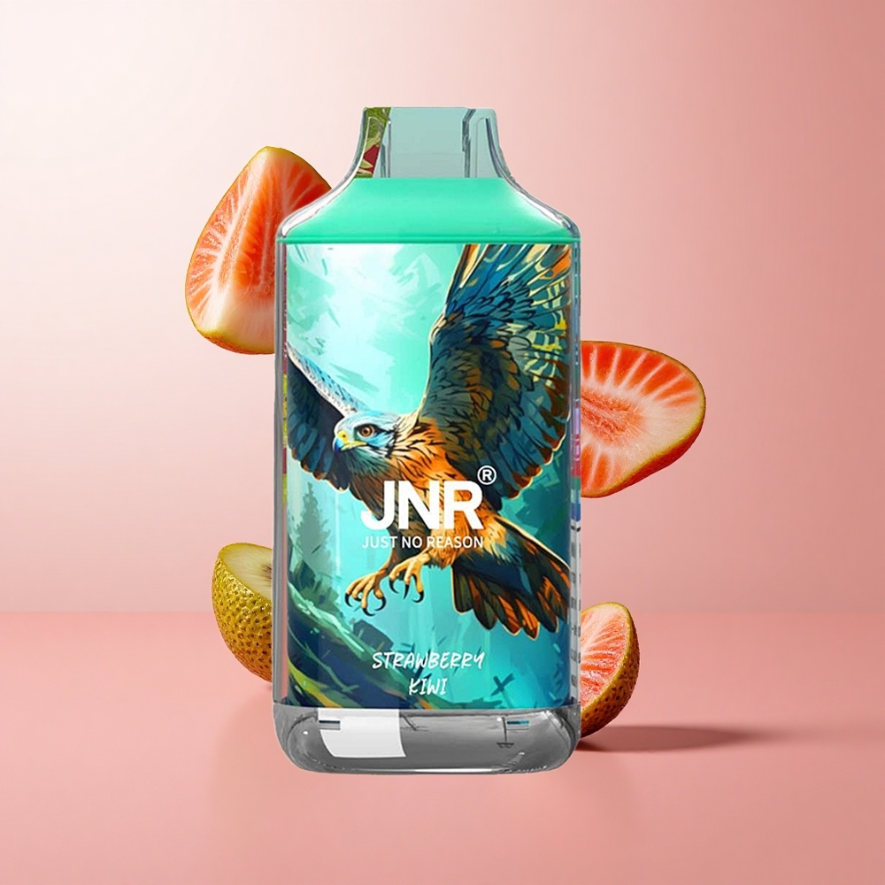 JNR Falcon 16000 Puffs Fraise Kiwi 22ml Dual Mesh Coil wholesale Suisse