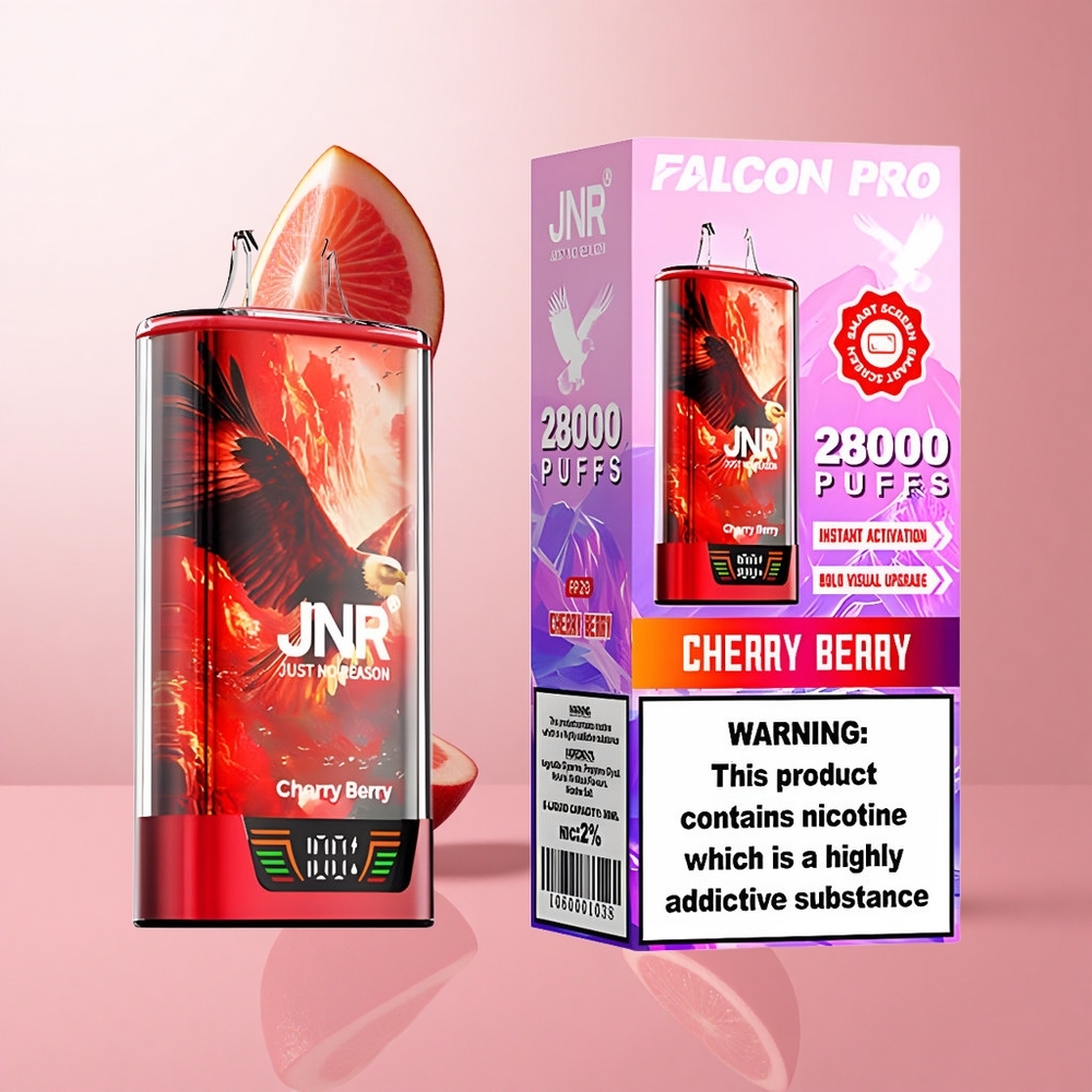 JNR Falcon Pro 28000 Cerise Baie 30ml Pré-remplie wholesale Suisse