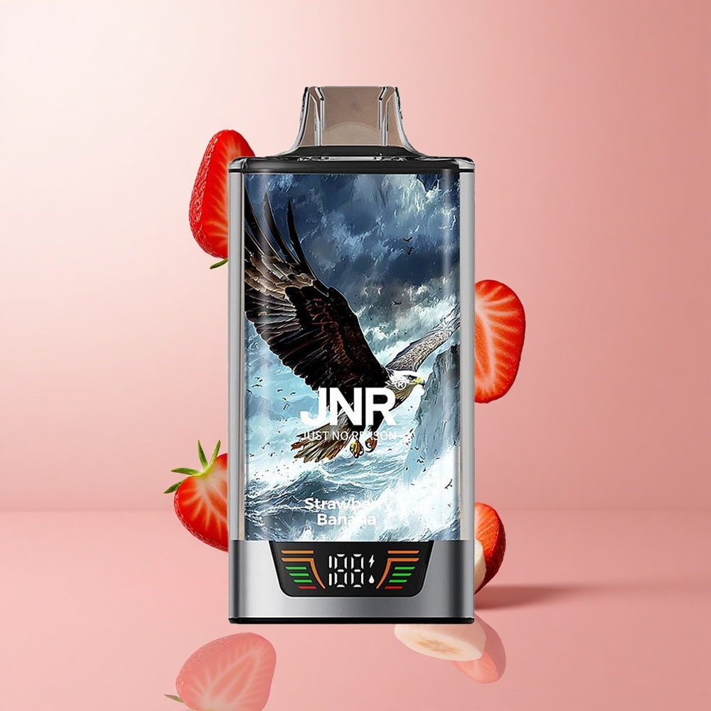 JNR Falcon Pro 28000 Puffs Fraise Banane 30ml Prérempli USB Type-C wholesale Suisse