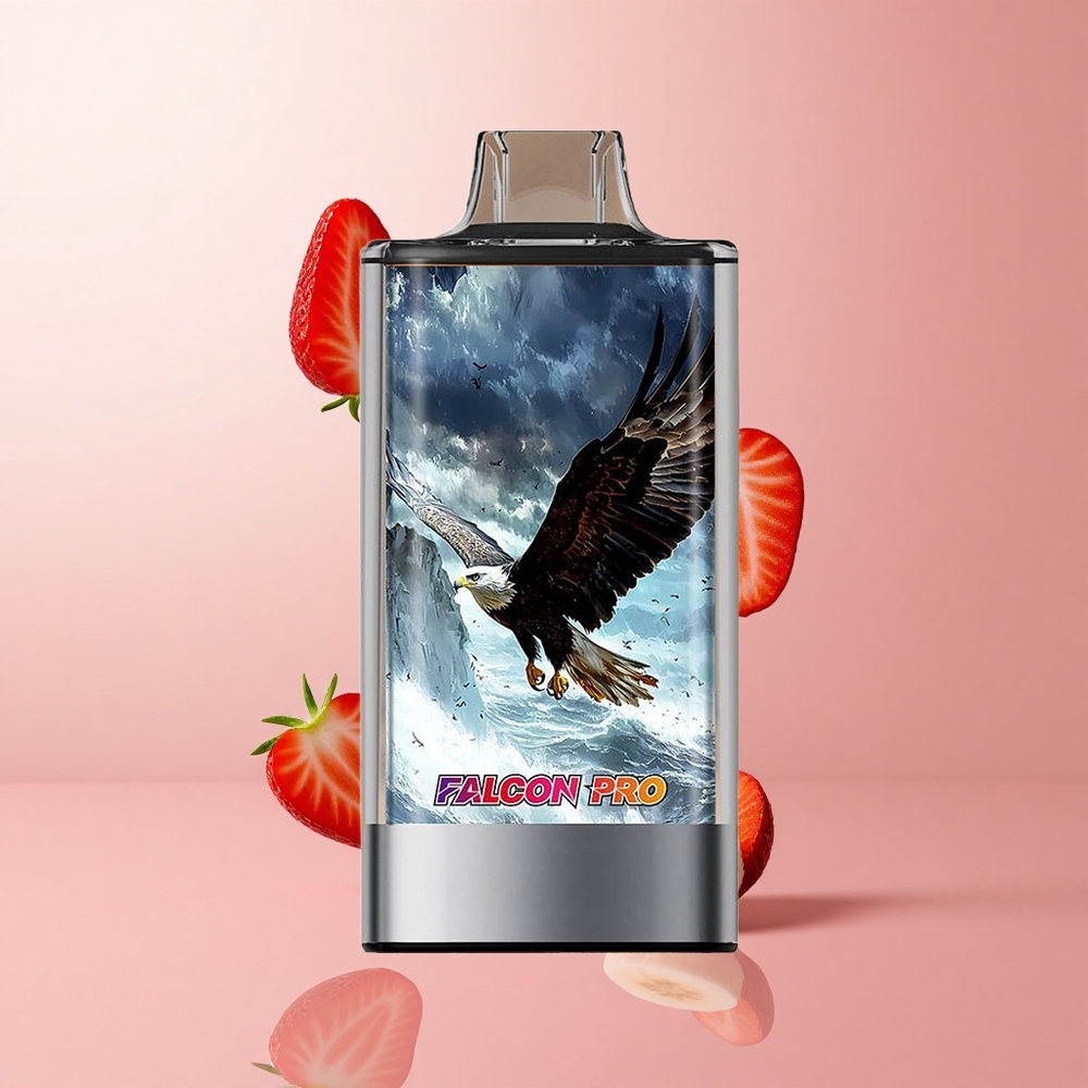 JNR Falcon Pro 28000 Puffs Fraise Banane 30ml Prérempli USB Type-C wholesale Suisse