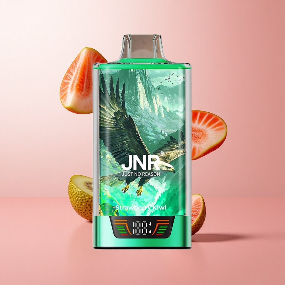 JNR Falcon Pro 28000 Puffs Fraise Kiwi 30ml Prérempli Dual Mesh wholesale Suisse