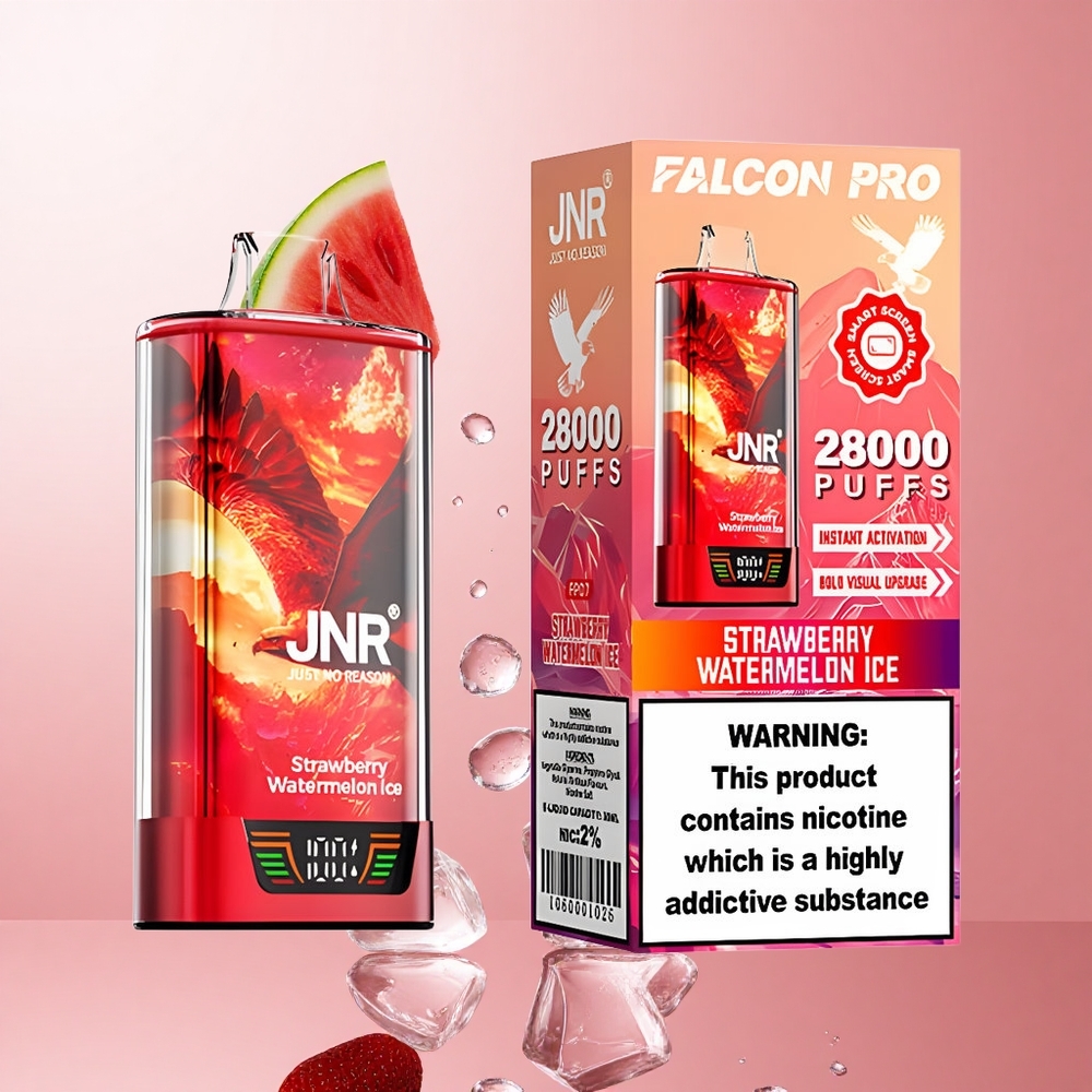 JNR Falcon Pro 28000 Puffs Fraise Pastèque Glacée 30ml Préremplie MTL wholesale Suisse