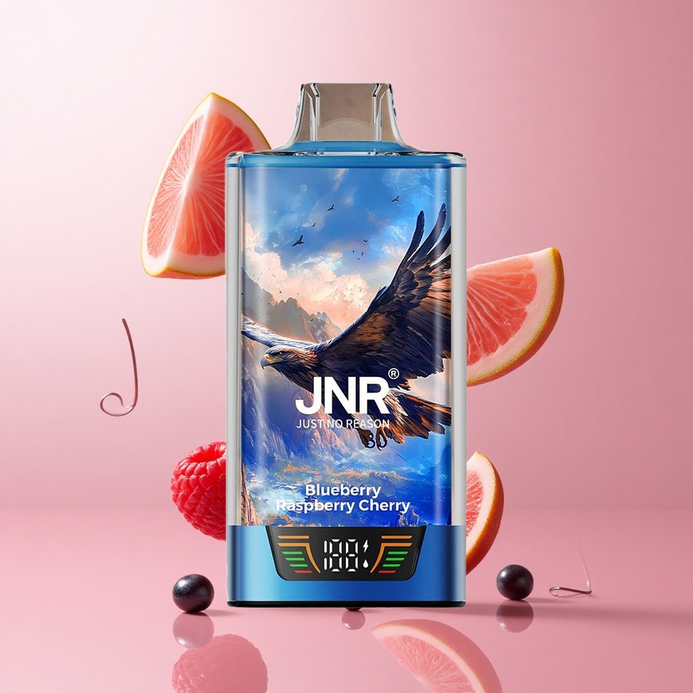 JNR Falcon Pro 28000 Puffs Myrtille Framboise Cerise 30ml Pré-rempli wholesale Suisse