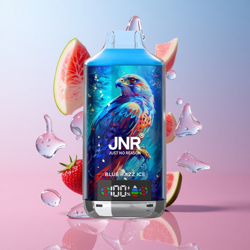 JNR Falcon X 18000 Puffs Blue Razz Ice (18000 Bouffées, Charge Rapide Type-C) wholesale Suisse