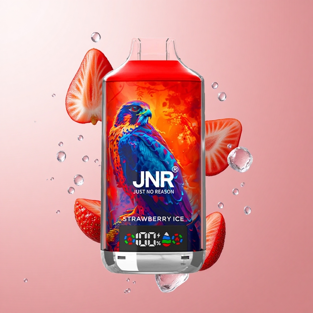 JNR Falcon X 18000 Puffs Fraise Glacée Affichage Numérique wholesale Suisse