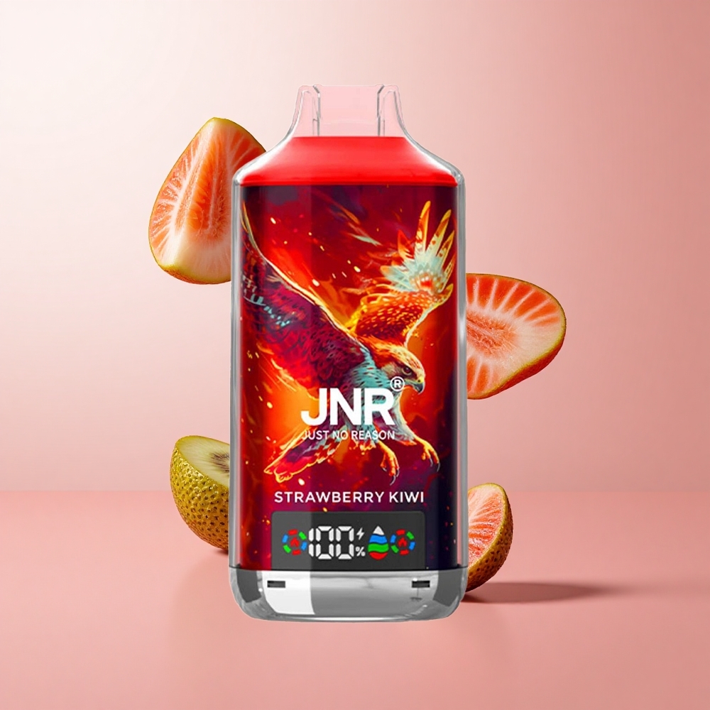 JNR Falcon X 18000 Puffs Fraise Kiwi Affichage Numérique Dual Mesh Coil wholesale Suisse