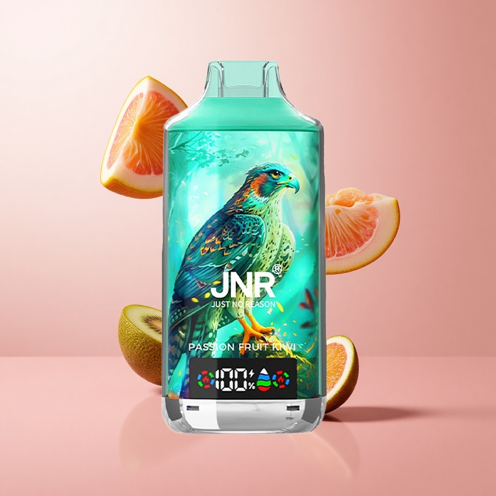 JNR Falcon X 18000 Puffs Fruit de la Passion Kiwi avec Affichage Numérique & Charge Rapide Type-C wholesale Suisse