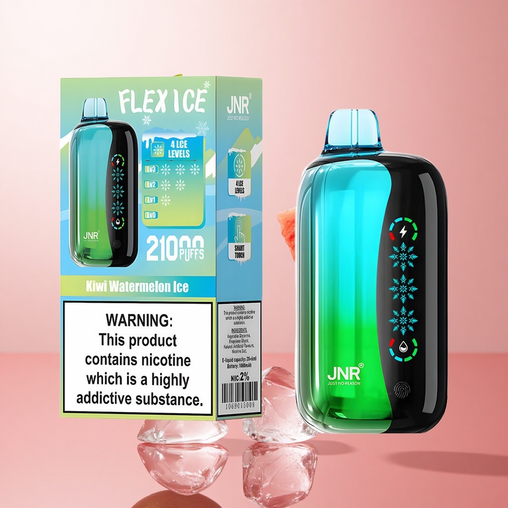 JNR Flex Ice 21000 Puffs Kiwi Pastèque Glacé Airflow Réglable wholesale Suisse