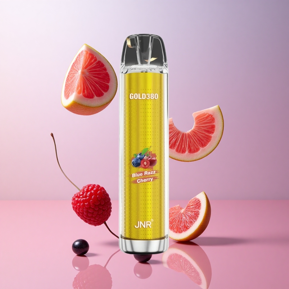 JNR Gold380 6000 Puffs Bleu Framboise Cerise 13ml 0%/2%/5% Nicotine wholesale Suisse