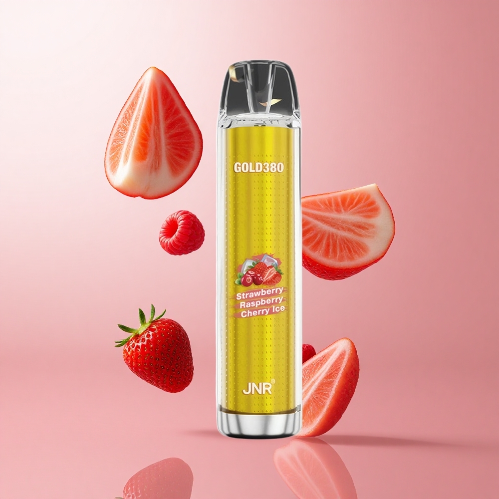 JNR Gold380 6000 Puffs Fraise Framboise 13ml e-Liquide wholesale Suisse