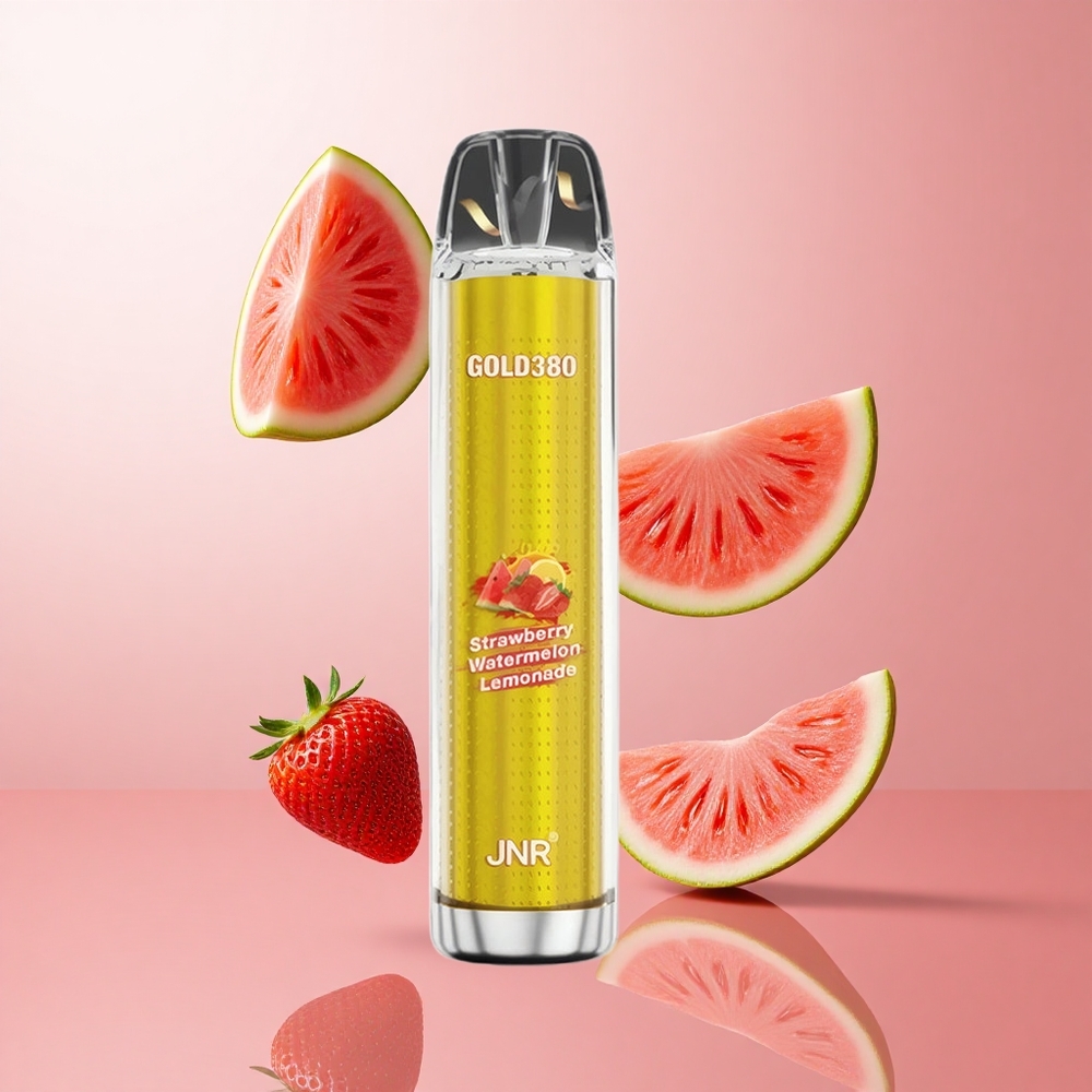 JNR Gold380 6000 Puffs Fraise Pastèque Limonade 13ml Capacité e-Liquide wholesale Suisse