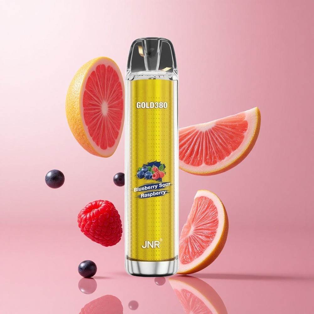 JNR Gold380 6000 Puffs Myrtille Framboise Acidulée 13ml e-Liquid wholesale Suisse