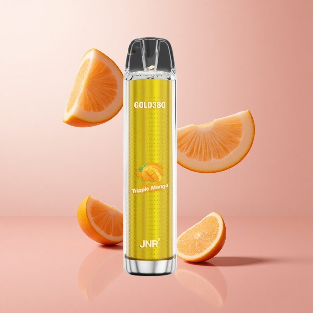 JNR Gold380 6000 Puffs Triple Mangue Vape Jetable 13ml Capacité wholesale Suisse