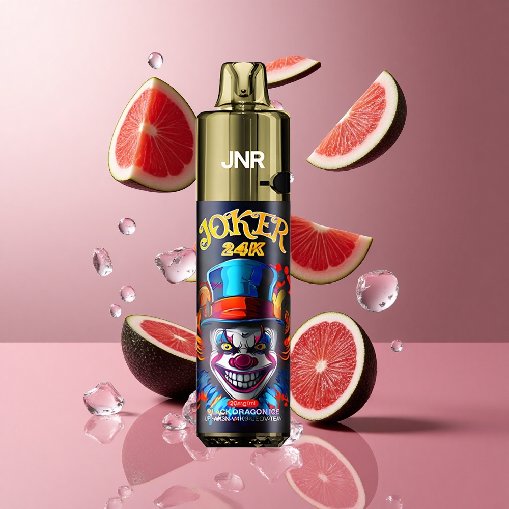JNR Joker 24000 Puffs Glace Dragon Noir Pod Rechargeable 2+10ml wholesale Suisse