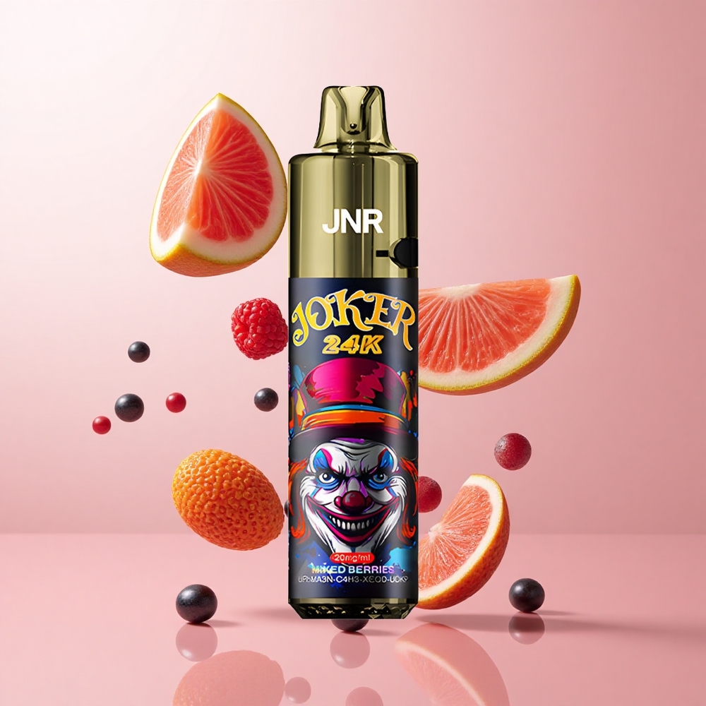 JNR Joker 24K Puffs Baies Mixtes Pod Rechargeable 2+10ml TPD Compliant wholesale Suisse