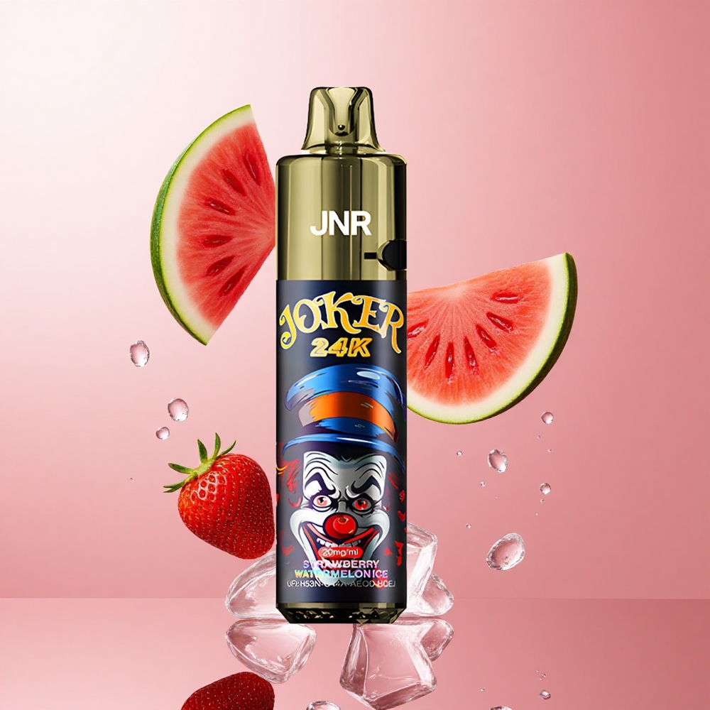 JNR Joker 24K Puffs Fraise Pastèque Glacée Pod Rechargeable 2+10ml wholesale Suisse