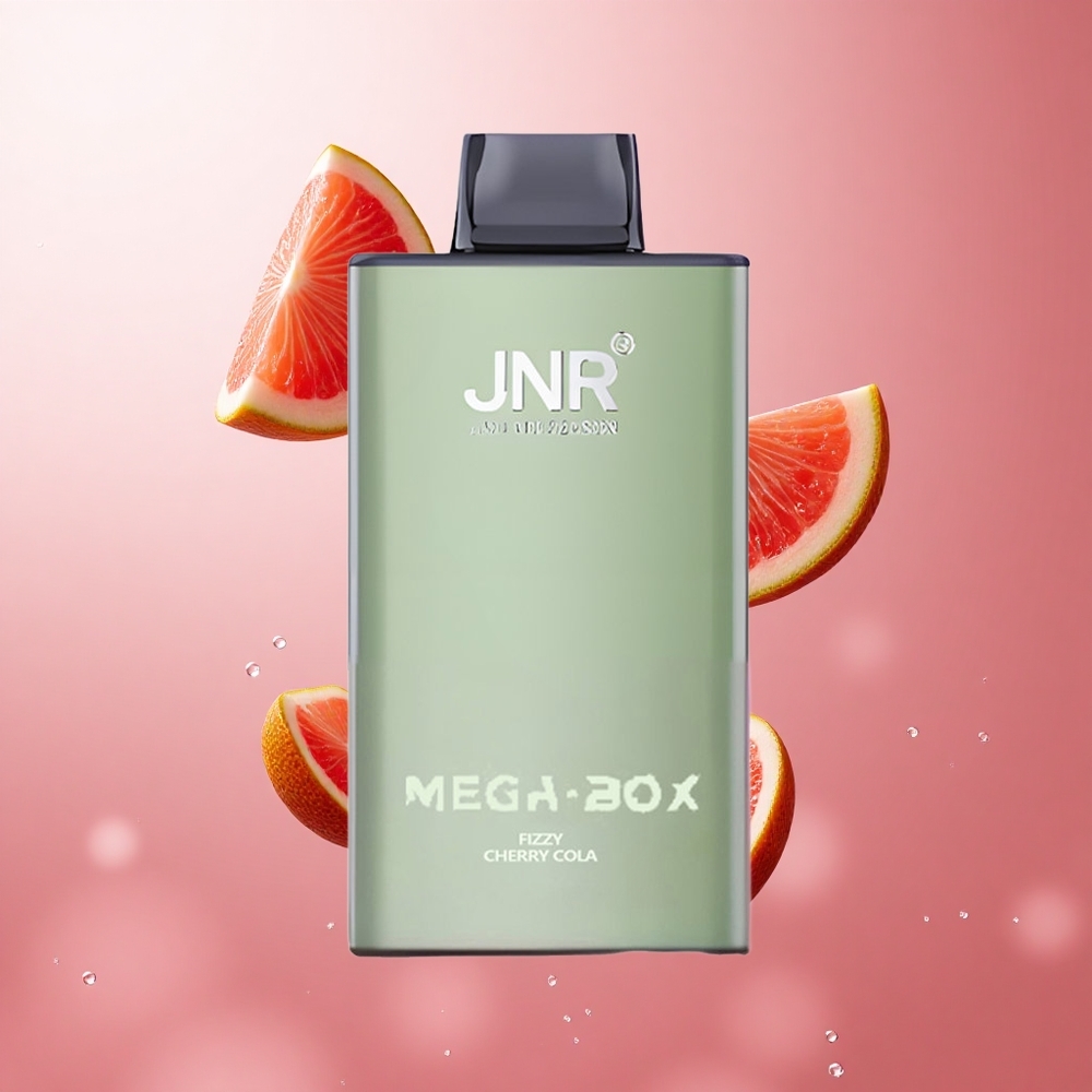 JNR Mega Box 25000 Puffs Cerise Cola Pétillante 30ml Capacité wholesale Suisse