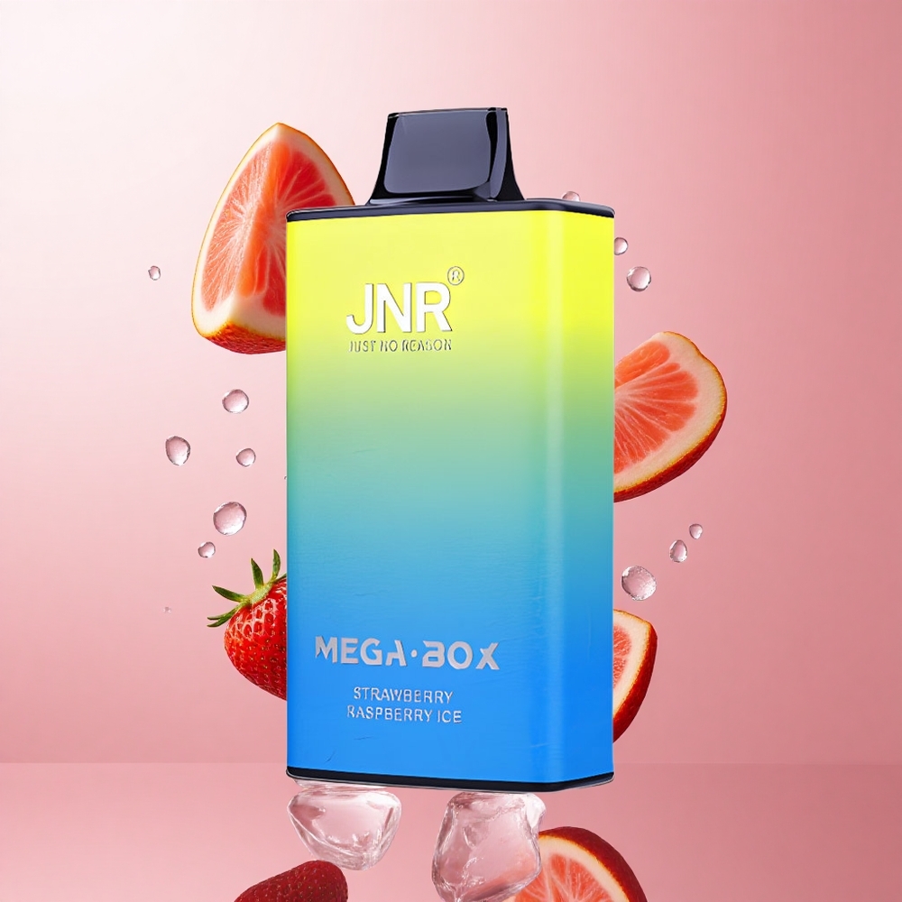 JNR Mega Box 25000 Puffs Fraise Framboise Glacée 30ml Dual Mesh wholesale Suisse