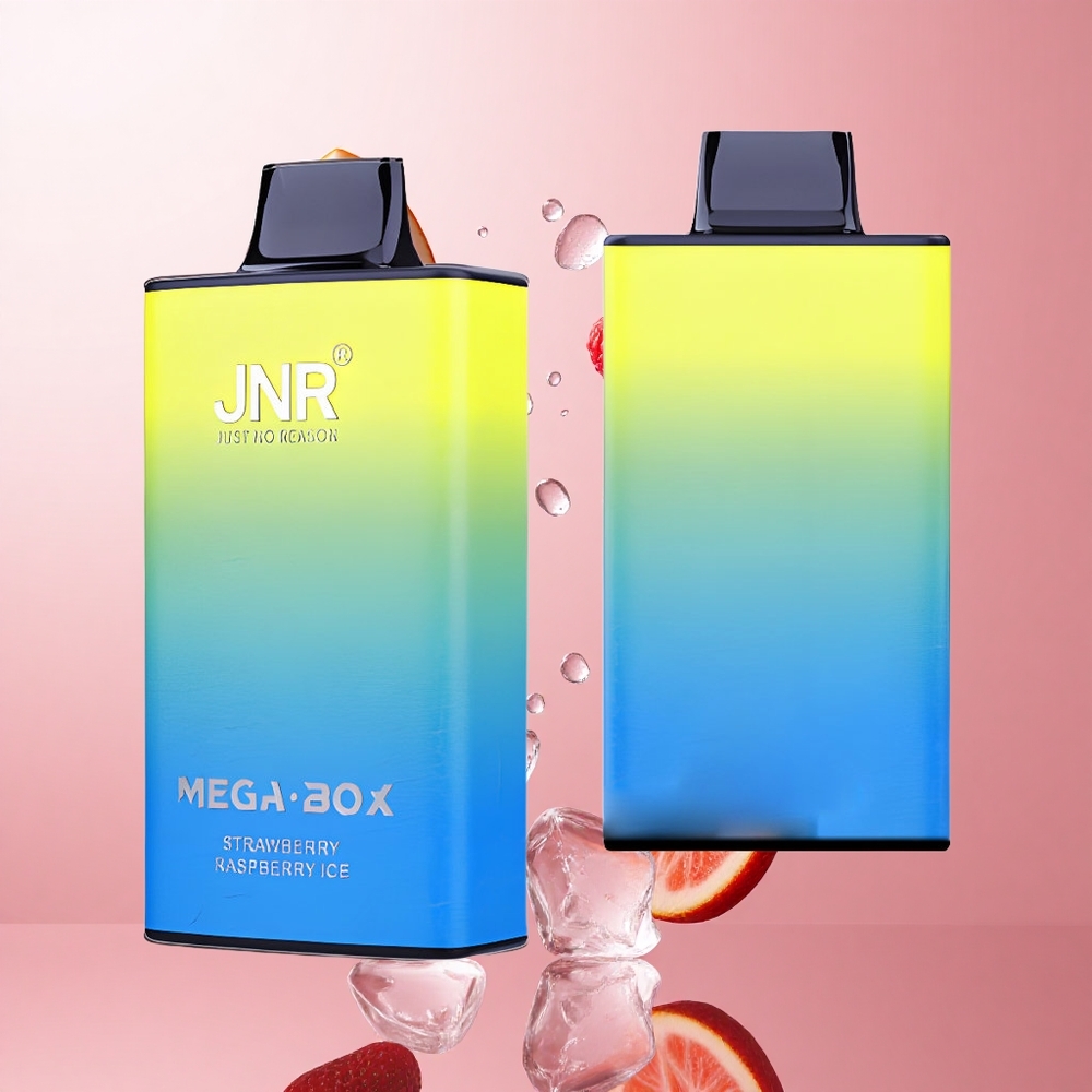 JNR Mega Box 25000 Puffs Fraise Framboise Glacée 30ml Dual Mesh wholesale Suisse