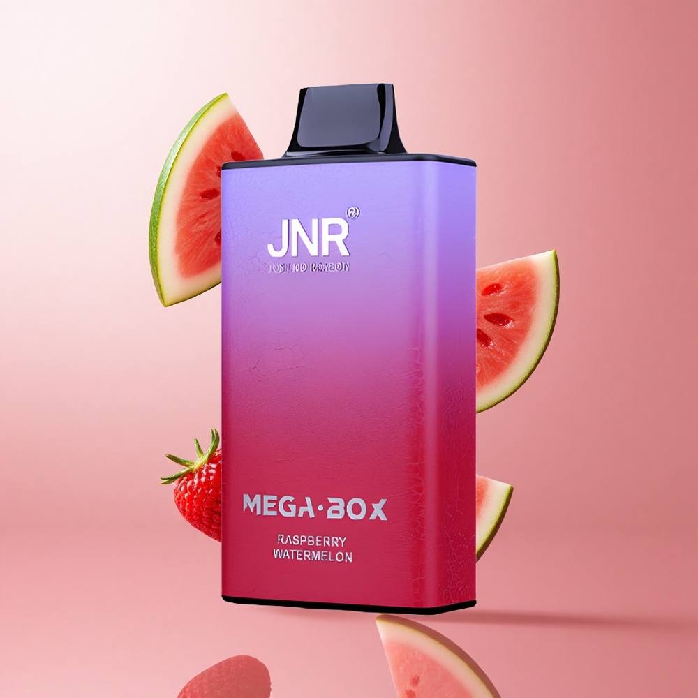 JNR Mega Box 25000 Puffs Vape Jetable Framboise Pastèque 30ml Capacité E-liquide wholesale Suisse