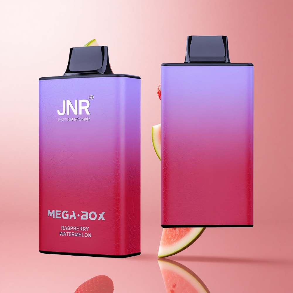 JNR Mega Box 25000 Puffs Vape Jetable Framboise Pastèque 30ml Capacité E-liquide wholesale Suisse