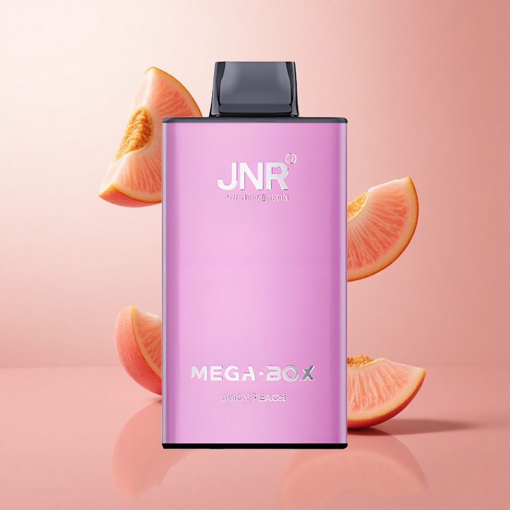 JNR Mega Box 25000 Puffs Vape Jetable Pêche Juteuse 30ml Capacité wholesale Suisse