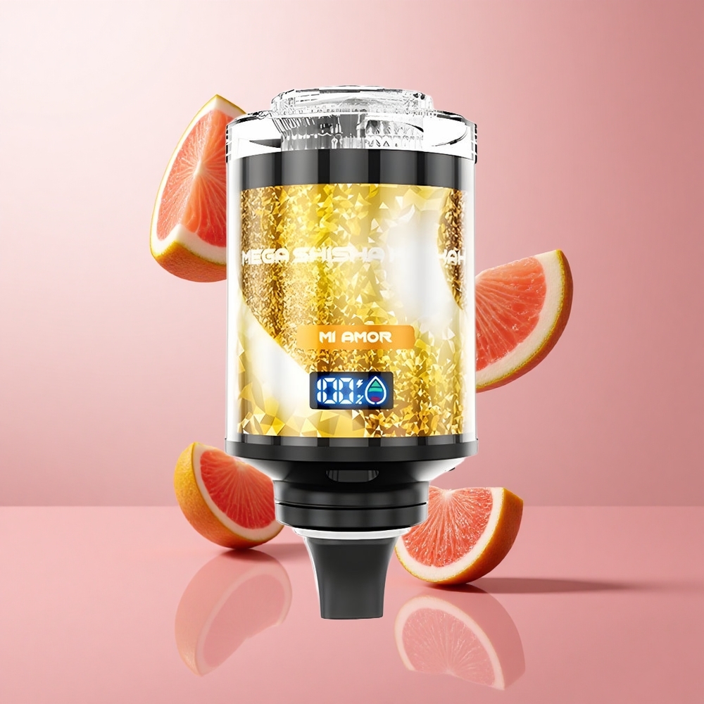 JNR Mega Shicha Hookah 100K Mi Amor Écran Intelligent et Flux d'Air Réglable wholesale Suisse