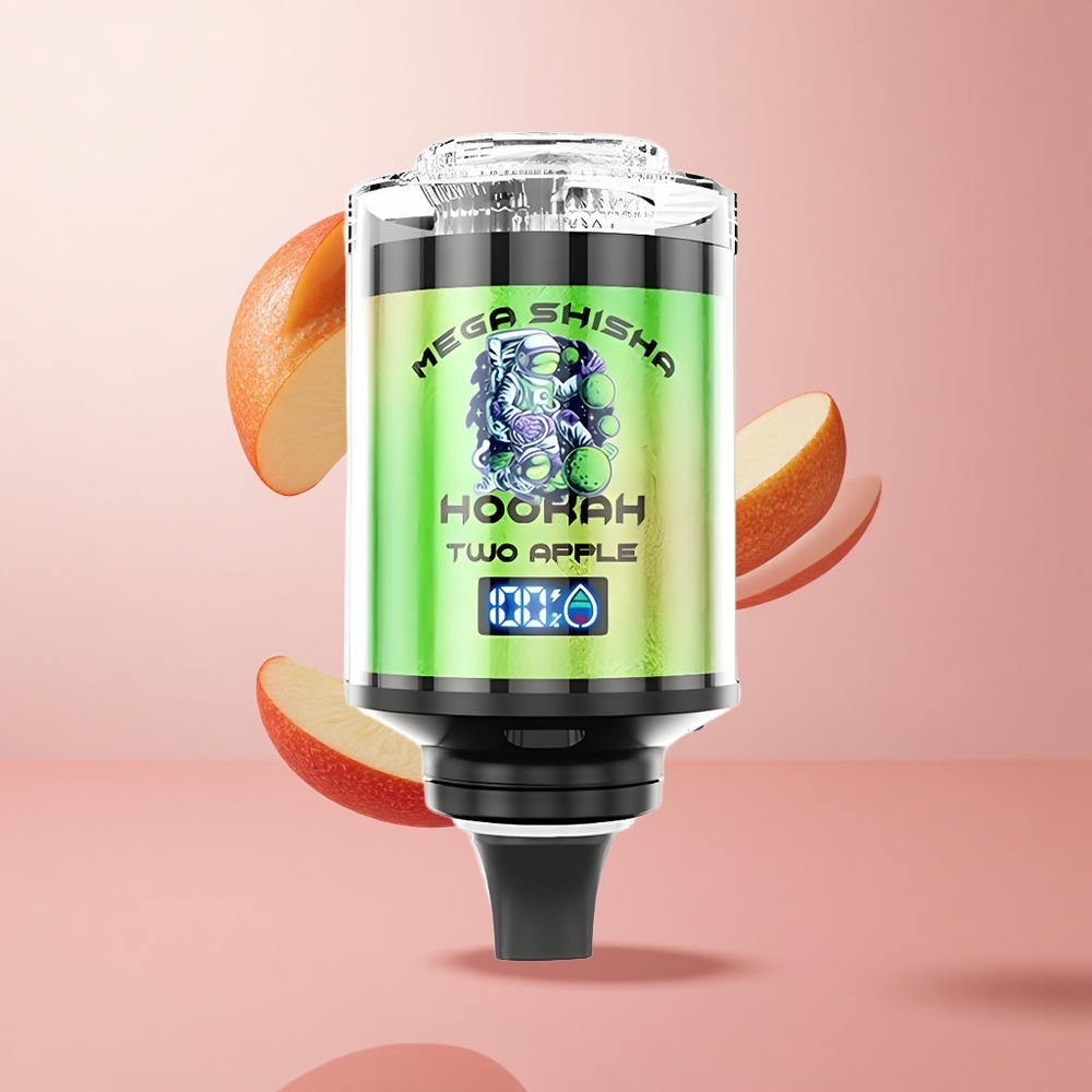 JNR Mega Shisha Hookah 100K 60ml Capacité d'E-Liquide Pomme wholesale Suisse