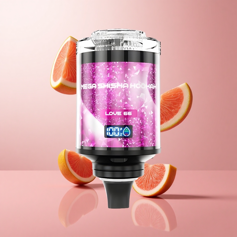 JNR Mega Shisha Hookah 100K Amour 66 60ml Écran Intelligent wholesale Suisse