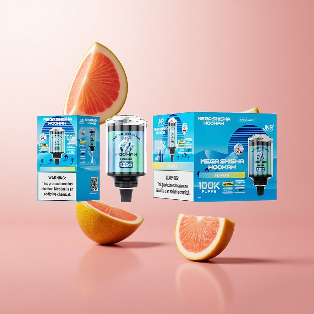 JNR Mega Shisha Hookah 100K Compatibilité Bureau 60ml Capacité wholesale Suisse