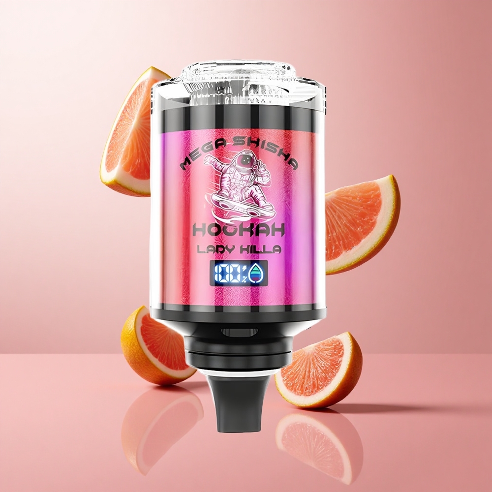 JNR Mega Shisha Hookah 100K Lady Killa 100000 Puffs écran intelligent wholesale Suisse