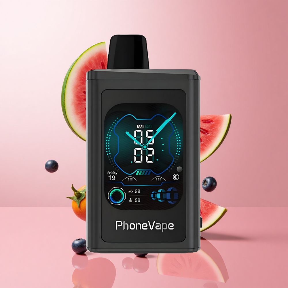 JNR PhoneVape 30000 Puffs Myrtille Pastèque Batterie Rechargeable 850mAh Turbo Mode wholesale Suisse