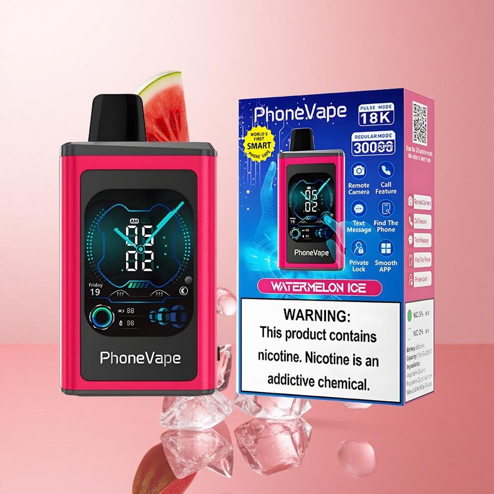 JNR PhoneVape 30000 Puffs Pastèque Glacée Batterie Rechargeable 850mAh Type-C wholesale Suisse