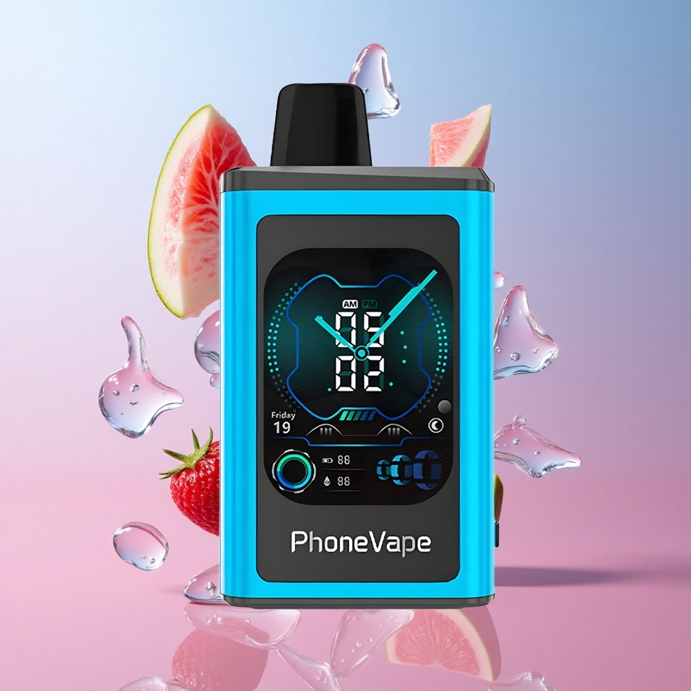 JNR PhoneVape 30000 Puffs Vape Jetable Blue Razz Ice Batterie Rechargeable 850mAh wholesale Suisse