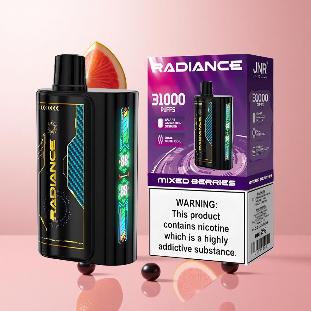 JNR Radiance 31000 Puffs Baies Mixtes Écran Animé Intelligent wholesale Suisse