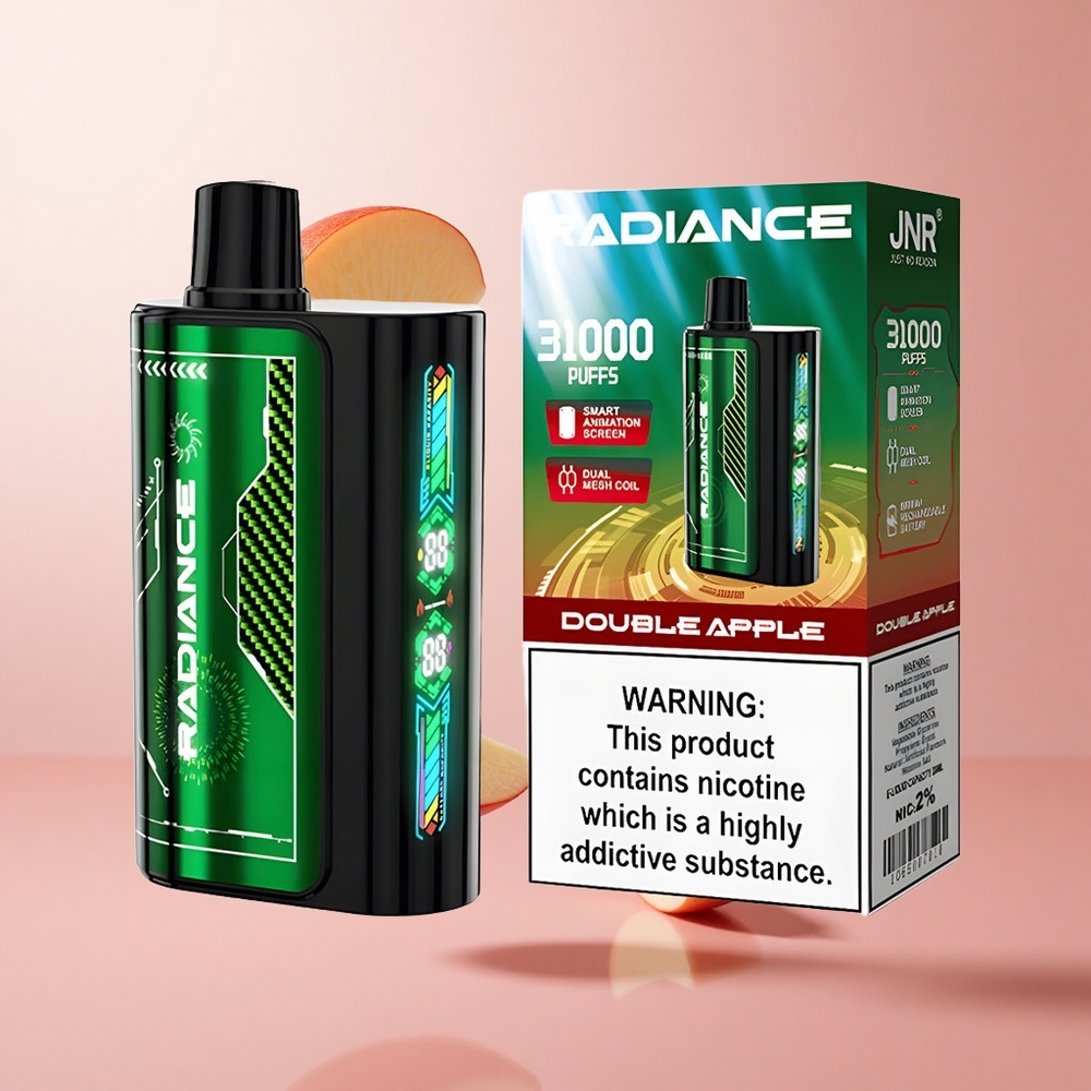 JNR Radiance 31000 Puffs Double Pomme Écran Animé Intelligent wholesale Suisse