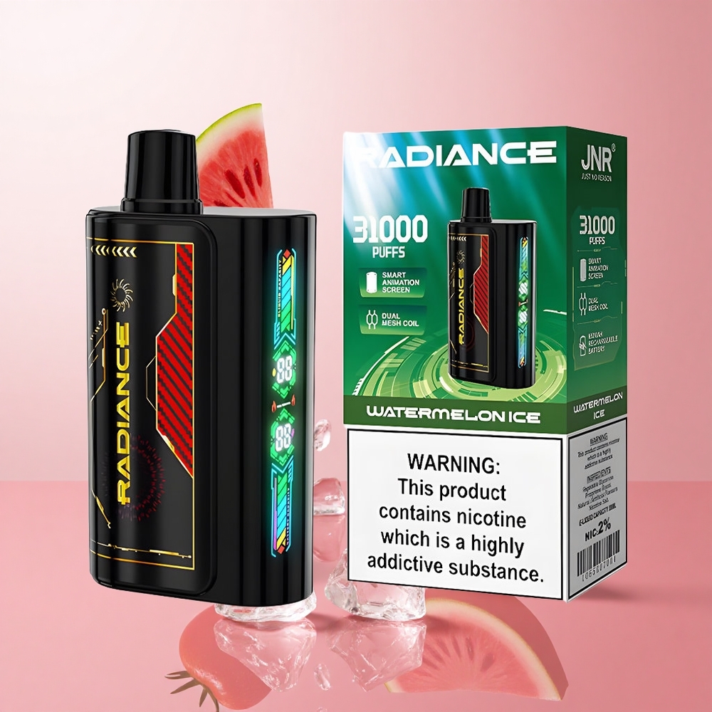 JNR Radiance 31000 Puffs Pastèque Glacée Écran Animation Dual Mesh wholesale Suisse