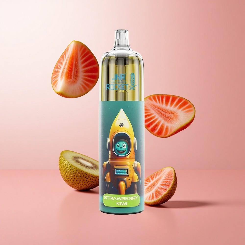 JNR Rocket-X 12400 Puffs Fraise Kiwi Flux d'Air Réglable RGB wholesale Suisse