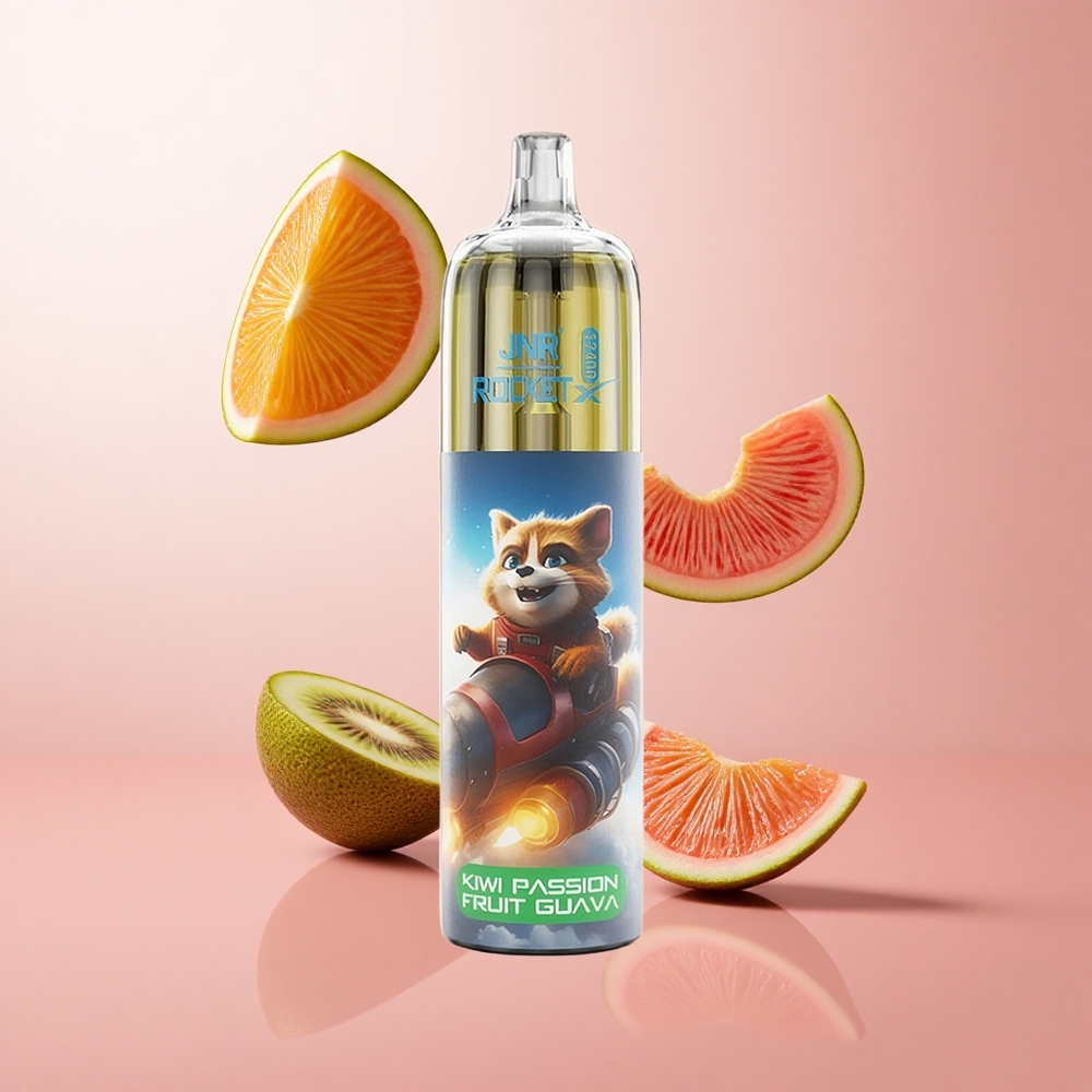 JNR Rocket-X 12400 Puffs Kiwi Fruit de la Passion Goyave Flux d'Air Réglable wholesale Suisse