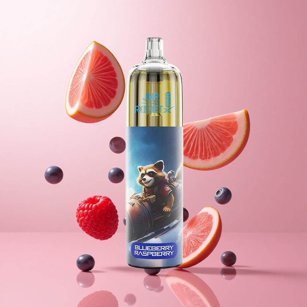 JNR Rocket-X 12400 Puffs Myrtille Framboise Airflow Réglable wholesale Suisse
