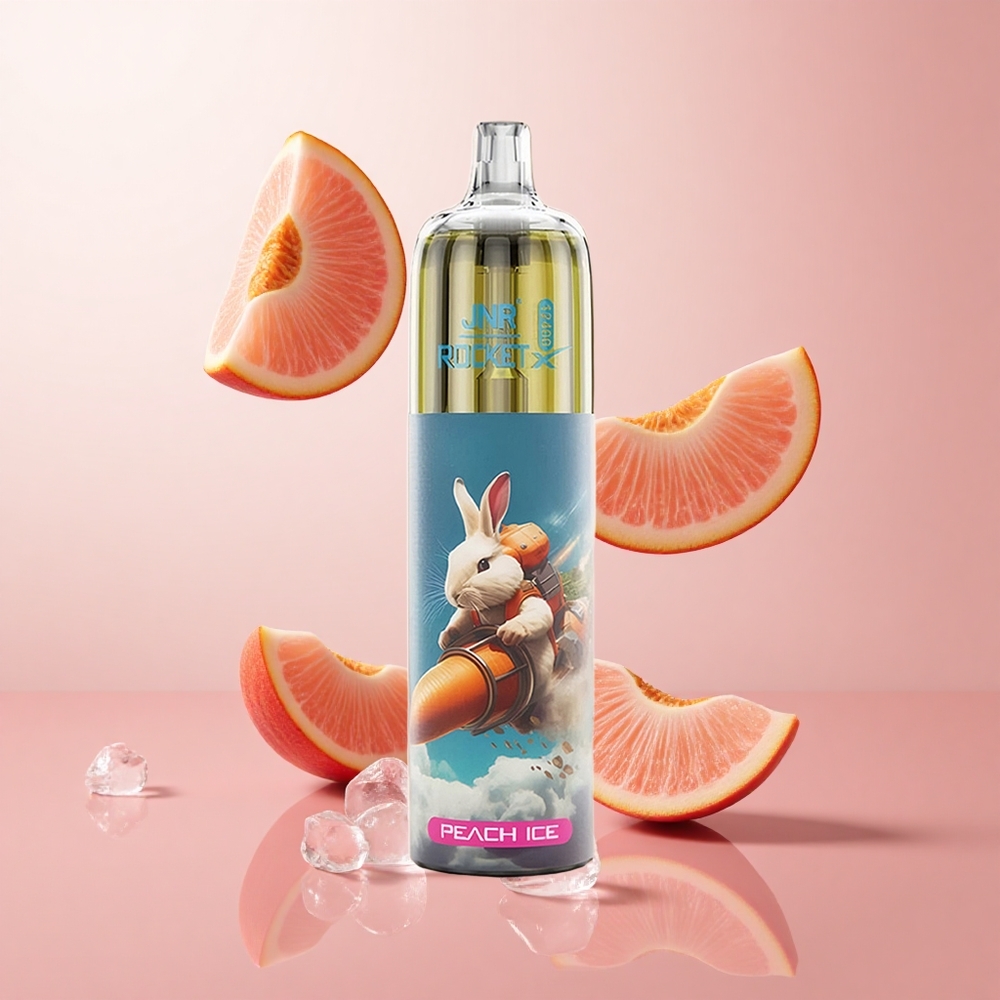 JNR Rocket-X 12400 Puffs Pêche Glacée Vape Jetable avec Airflow Réglable et Lumières RGB wholesale Suisse