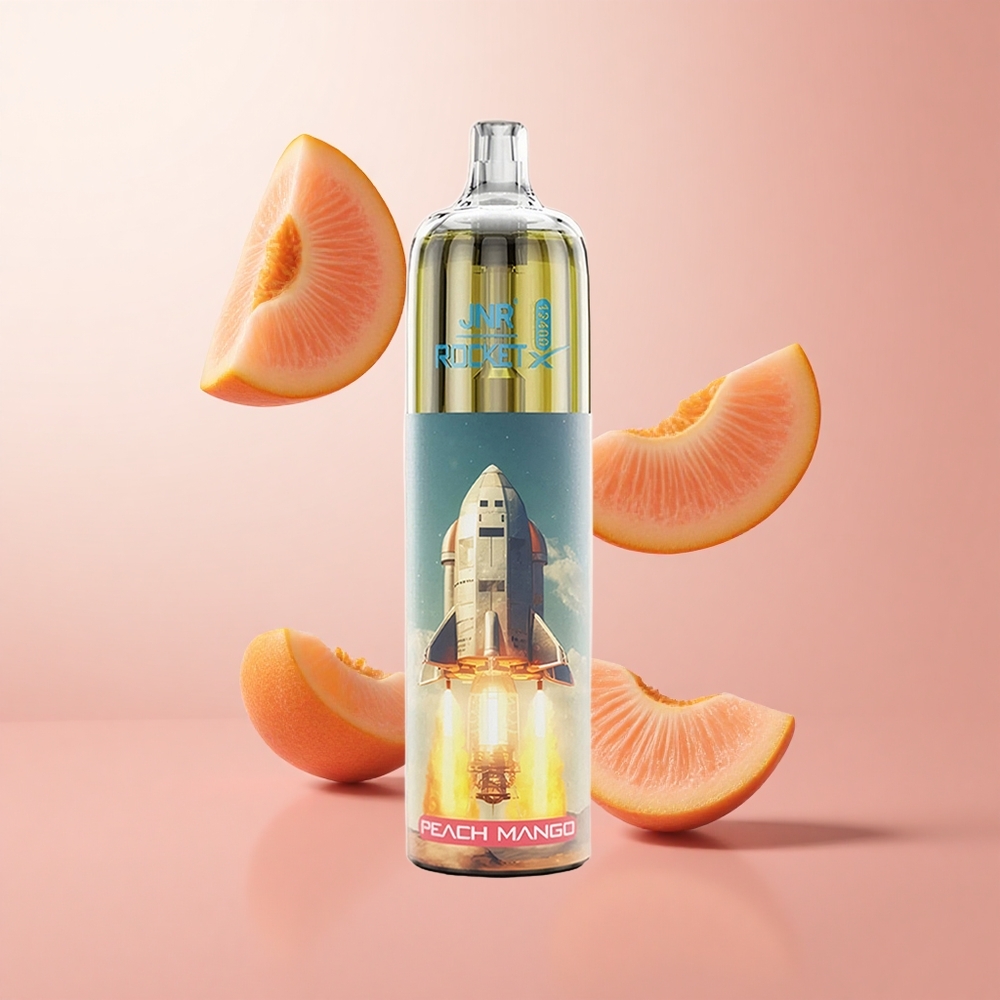 JNR Rocket-X 12400 Puffs Pêche Mangue Vape Jetable avec Airflow Réglable et RGB wholesale Suisse