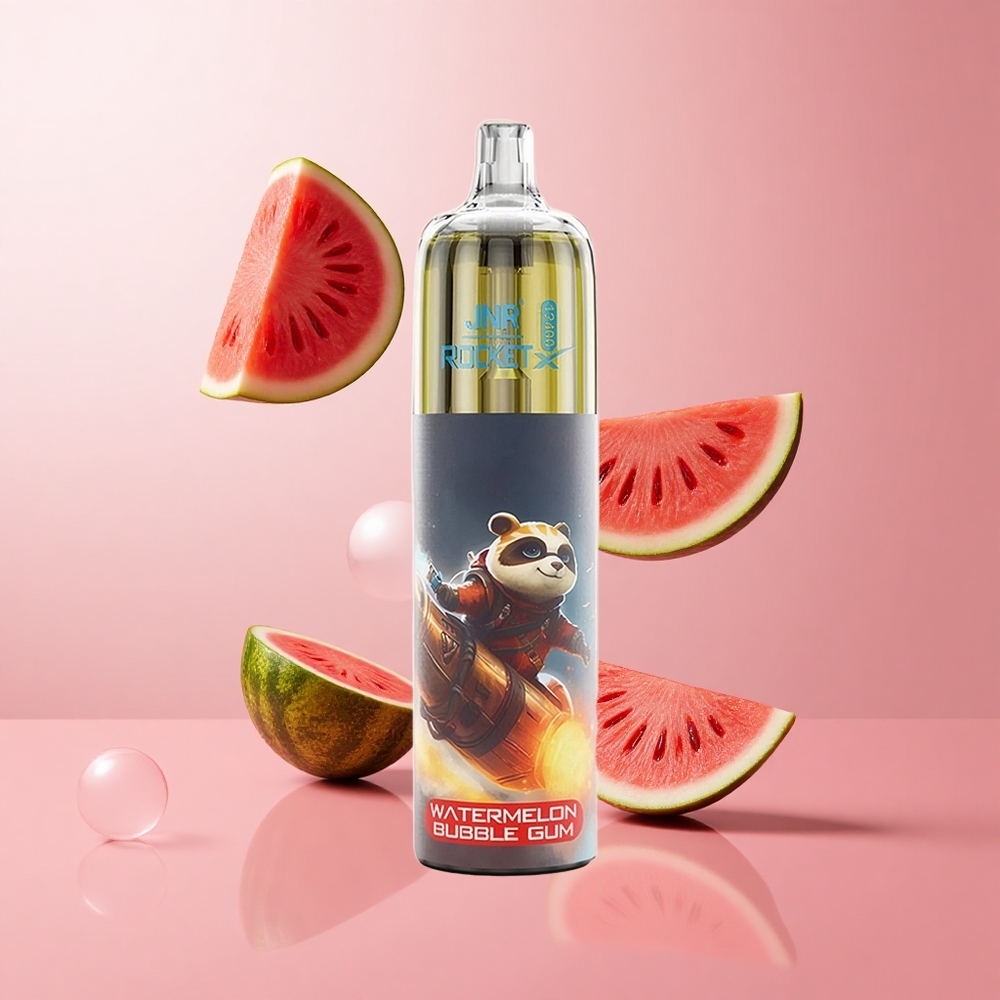 JNR Rocket-X 12400 Puffs Pastèque Chewing Gum Vape Jetable Flux d'Air Réglable wholesale Suisse