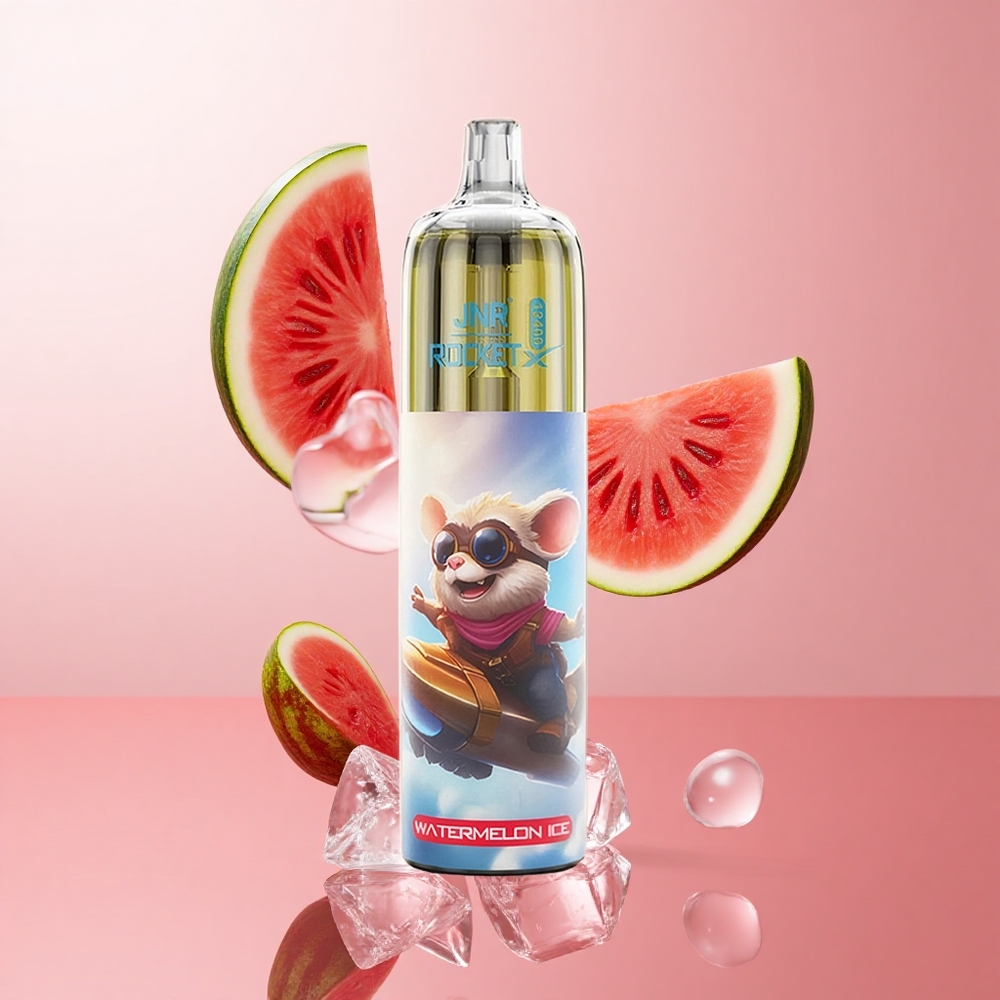 JNR Rocket-X 12400 Puffs Pastèque Glacée Vape Jetable avec Airflow Réglable et Lumières RGB wholesale Suisse