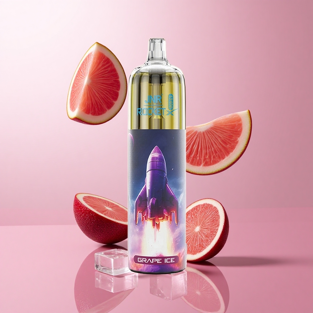 JNR Rocket-X 12400 Puffs Vape Disposable Glace Raisin avec Airflow Réglable et Lumières RGB wholesale Suisse