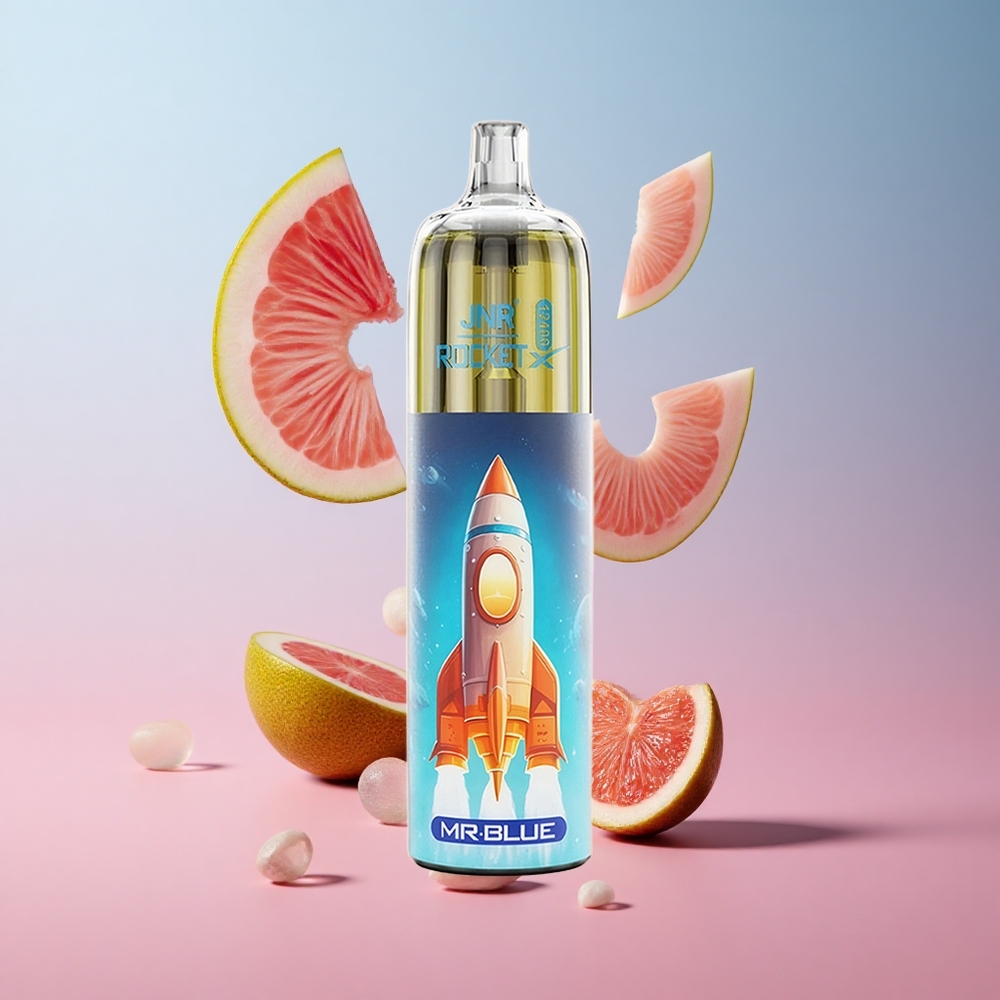 JNR Rocket-X 12400 Puffs Vape Jetable Mr Bleu avec Airflow Réglable et Lumières RGB wholesale Suisse