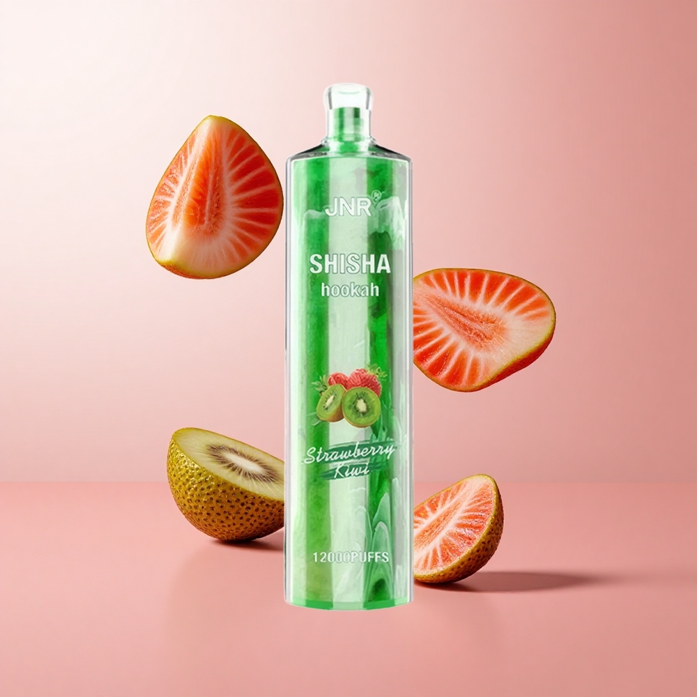 JNR Shisha Hookah 12000 Puffs Fraise Kiwi 24ml recharge rapide Type-C wholesale Suisse