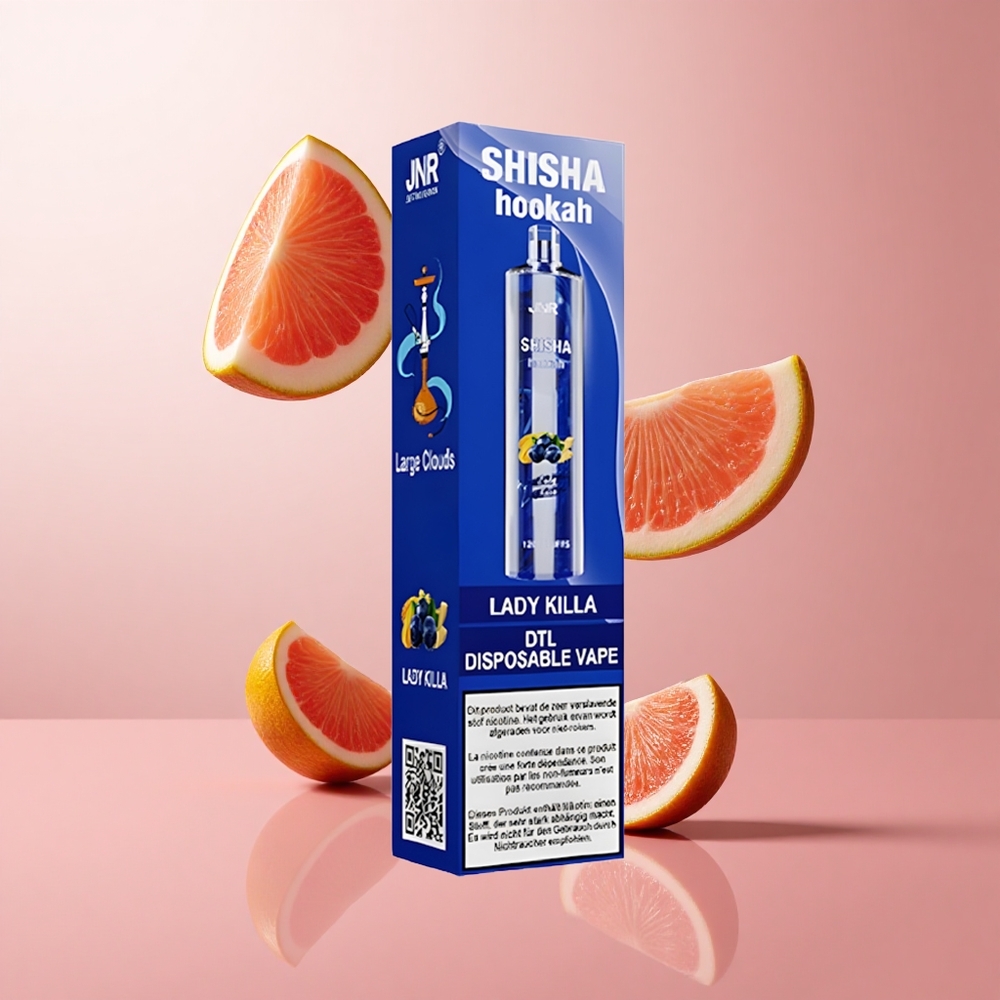 JNR Shisha Hookah 12000 Puffs Lady Killa (Tueuse) 24ml 750mAh wholesale Suisse